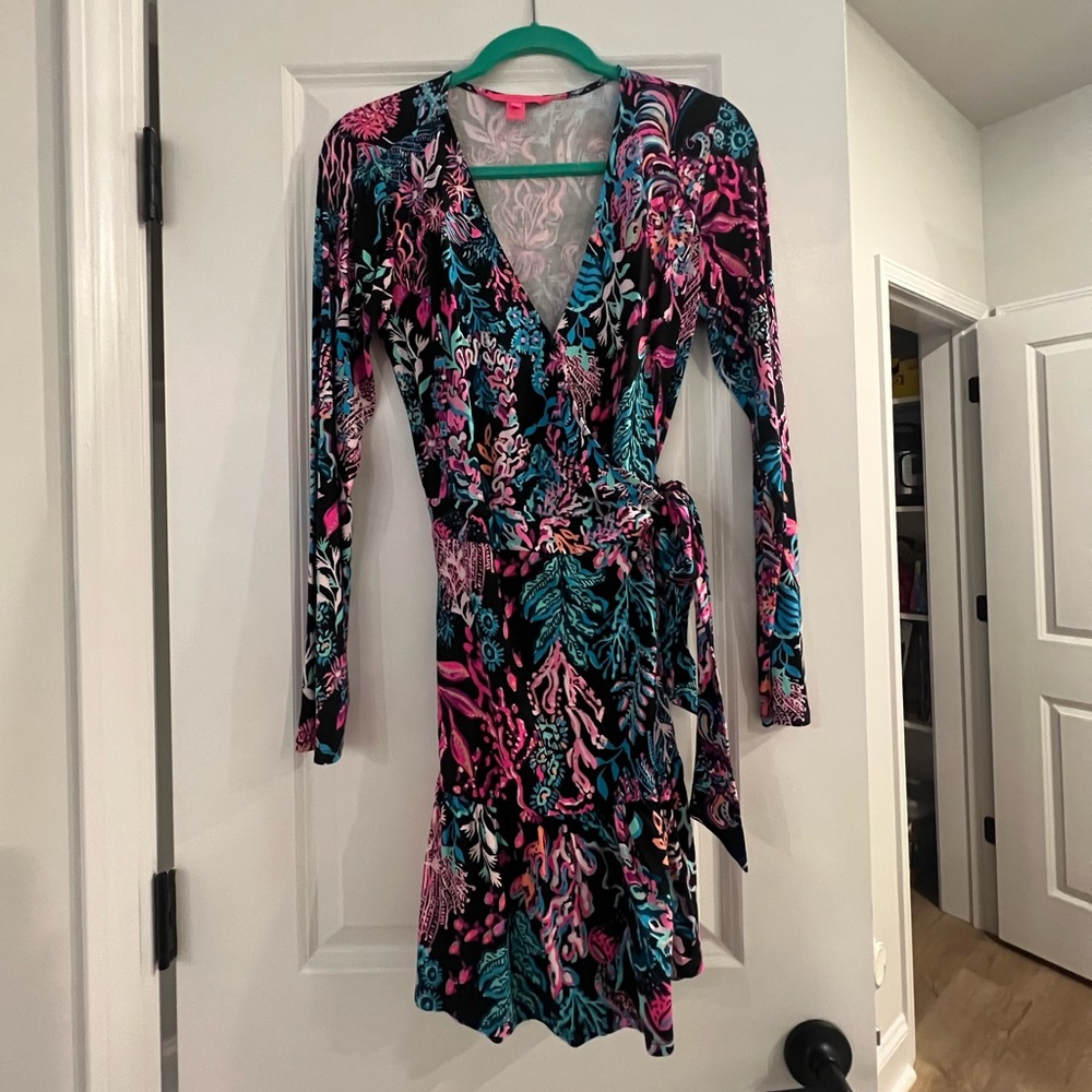 Lilly Pulitzer wrap romper